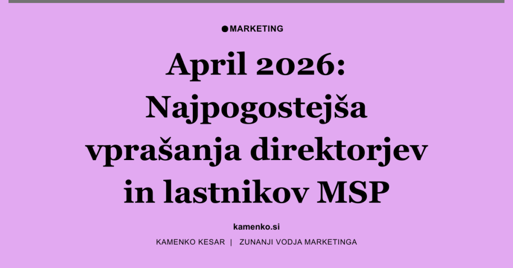 marketing mala srednja podjetja 2026 april